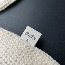 Load image into Gallery viewer, unisex Baby A, cream waffle long sleeve top, EUC, size 00,  