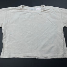 Load image into Gallery viewer, unisex Zara, beige cotton long sleeve top, GUC, size 0,  