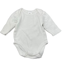 Load image into Gallery viewer, unisex Baby Berry, white cotton bodysuit / romper, GUC, size 0000,  