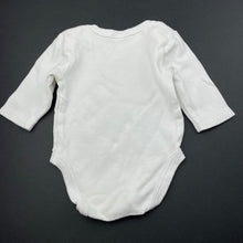 Load image into Gallery viewer, unisex Baby Berry, white cotton bodysuit / romper, GUC, size 0000,  