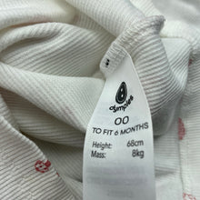 Load image into Gallery viewer, Girls Dymples, stretchy organic cotton blend long sleeve top, EUC, size 00,  