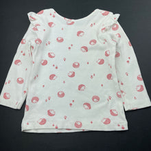 Load image into Gallery viewer, Girls Dymples, stretchy organic cotton blend long sleeve top, EUC, size 00,  