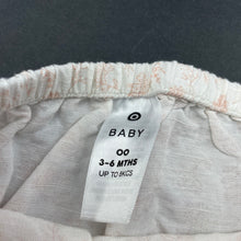 Load image into Gallery viewer, Girls Target, floral viscose / linen nappy cover, FUC, size 00,  