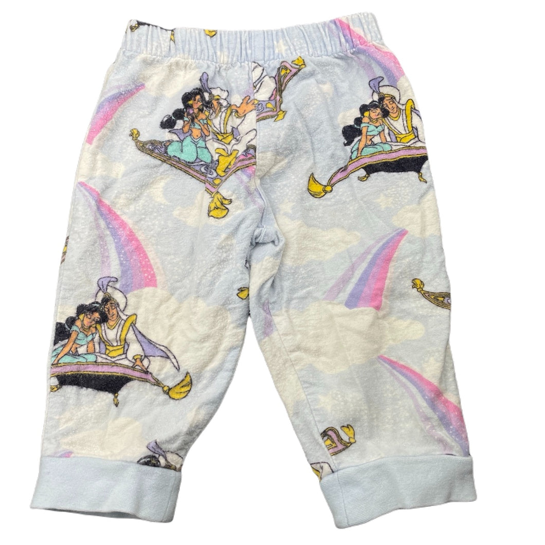 Girls Peter Alexander, Disney Aladdin flannel cotton pyjama pants, FUC, size 1,  