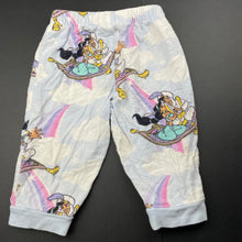 Load image into Gallery viewer, Girls Peter Alexander, Disney Aladdin flannel cotton pyjama pants, FUC, size 1,  
