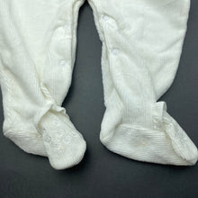 Load image into Gallery viewer, Girls Baby Club, embroidered velour coverall / romper, small marks, FUC, size 0,  