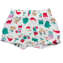 Load image into Gallery viewer, Girls Baby Berry, soft cotton Christmas shorts, EUC, size 0,  