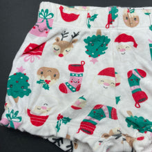 Load image into Gallery viewer, Girls Baby Berry, soft cotton Christmas shorts, EUC, size 0,  
