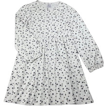 Load image into Gallery viewer, Girls Target, grey floral long sleeve dress, EUC, size 9, L: 68cm