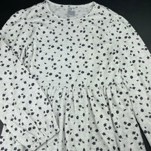 Load image into Gallery viewer, Girls Target, grey floral long sleeve dress, EUC, size 9, L: 68cm