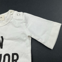 Load image into Gallery viewer, unisex Audrey &amp; Me, stretchy bodysuit / romper, GUC, size 000,  