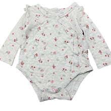 Load image into Gallery viewer, Girls Jessica Simpson, floral cotton bodysuit / romper, GUC, size 00,  