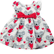 Load image into Gallery viewer, Girls PatPat, lightweight dress, koalas, FUC, size 1, L: 38cm