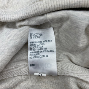 unisex Anko, oatmeal marle zip up hooded top, EUC, size 00,  
