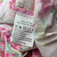 Load image into Gallery viewer, Girls Bebe by Minihaha, lightweight floral cotton summer dress, GUC, size 1, L: 44cm