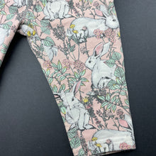 Load image into Gallery viewer, Girls Dymples, stretchy pants / leggings, rabbits, EUC, size 00,  