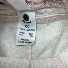 Load image into Gallery viewer, Girls Dymples, stretchy pants / leggings, rabbits, EUC, size 00,  