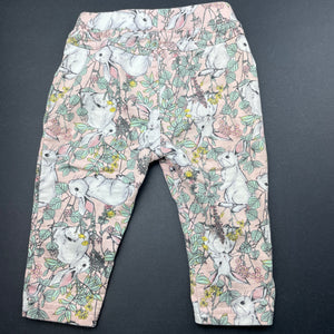 Girls Dymples, stretchy pants / leggings, rabbits, EUC, size 00,  