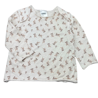 Girls Anko, soft feel stretchy long sleeve top, GUC, size 00,  