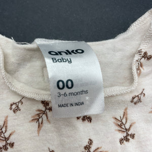 Girls Anko, soft feel stretchy long sleeve top, GUC, size 00,  