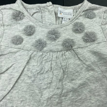 Load image into Gallery viewer, Girls Pumpkin Patch, grey cotton long sleeve top, small mark right sleeve, FUC, size 2,  