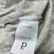 Load image into Gallery viewer, Girls Pumpkin Patch, grey cotton long sleeve top, small mark right sleeve, FUC, size 2,  