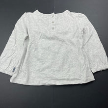 Load image into Gallery viewer, Girls Pumpkin Patch, grey cotton long sleeve top, small mark right sleeve, FUC, size 2,  