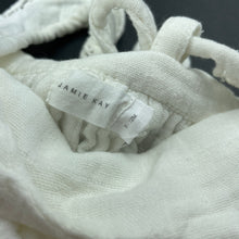 Load image into Gallery viewer, Girls JAMIE KAY, crinkle organic cotton summer dress, small mark on front, FUC, size 0, L: 48cm