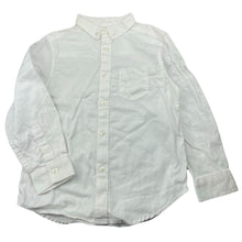 Load image into Gallery viewer, Boys Target, white cotton long sleeve shirt, EUC, size 5,  