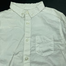Load image into Gallery viewer, Boys Target, white cotton long sleeve shirt, EUC, size 5,  