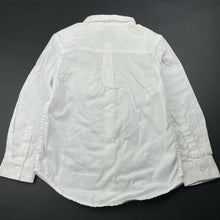 Load image into Gallery viewer, Boys Target, white cotton long sleeve shirt, EUC, size 5,  