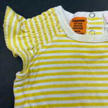 Load image into Gallery viewer, Girls Pumpkin Patch, cotton bodysuit / romper, FUC, size 000,  