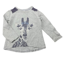 Load image into Gallery viewer, Girls Target, cotton long sleeve top, giraffe, FUC, size 2,  