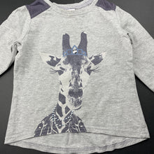 Load image into Gallery viewer, Girls Target, cotton long sleeve top, giraffe, FUC, size 2,  