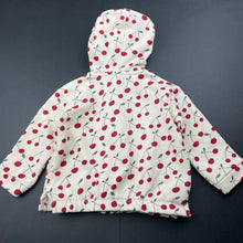 Load image into Gallery viewer, Girls Zara, lightweight zip hoodie sweater, light mark on chest, FUC, size 0,  