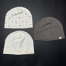 Load image into Gallery viewer, unisex H&amp;M, set of 3 cotton blend beanies, NEW, size 3-4,  