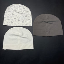 Load image into Gallery viewer, unisex H&amp;M, set of 3 cotton blend beanies, NEW, size 3-4,  