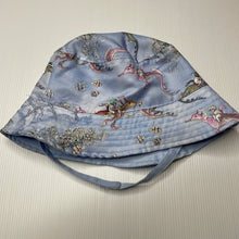 Load image into Gallery viewer, Girls May Gibbs, Gumnut Babies seahorses bucket hat, chin strap, EUC, size 4-6,  