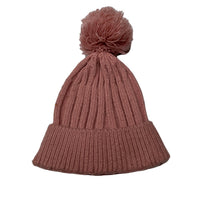 Load image into Gallery viewer, Girls Baby Berry, pink knitted hat / beanie, FUC, size 0-1,  