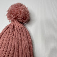 Load image into Gallery viewer, Girls Baby Berry, pink knitted hat / beanie, FUC, size 0-1,  