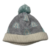 Load image into Gallery viewer, unisex Acorn, knitted wool hat / beanie, rainbows, GUC, size 0-1,  