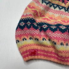 Load image into Gallery viewer, Girls Run Scotty Run, knitted lambswool/angora/nylon hat / beanie, GUC, size 12-14,  