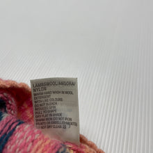 Load image into Gallery viewer, Girls Run Scotty Run, knitted lambswool/angora/nylon hat / beanie, GUC, size 12-14,  
