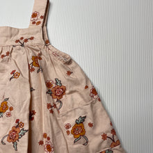 Load image into Gallery viewer, Girls Cotton On, pink floral cotton summer dress, GUC, size 000, L: 32cm