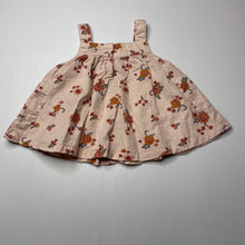 Load image into Gallery viewer, Girls Cotton On, pink floral cotton summer dress, GUC, size 000, L: 32cm