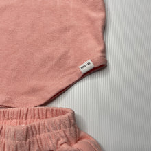 Load image into Gallery viewer, Girls Kenzi + ME, pink cotton top &amp; shorts, elasticated, EUC, size 00,  