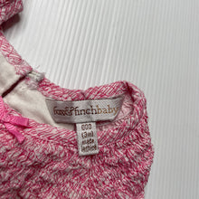 Load image into Gallery viewer, Girls Fox &amp; Finch, pink &amp; white romper dress, GUC, size 000,  