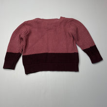Load image into Gallery viewer, Girls Anko, knitted cotton sweater / jumper, GUC, size 1,  