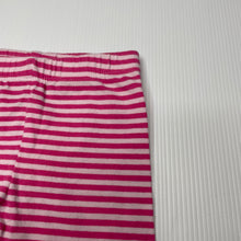 Load image into Gallery viewer, Girls Tiny Little Wonders, pink striped leggings / bottoms, GUC, size 000,  