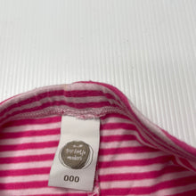 Load image into Gallery viewer, Girls Tiny Little Wonders, pink striped leggings / bottoms, GUC, size 000,  